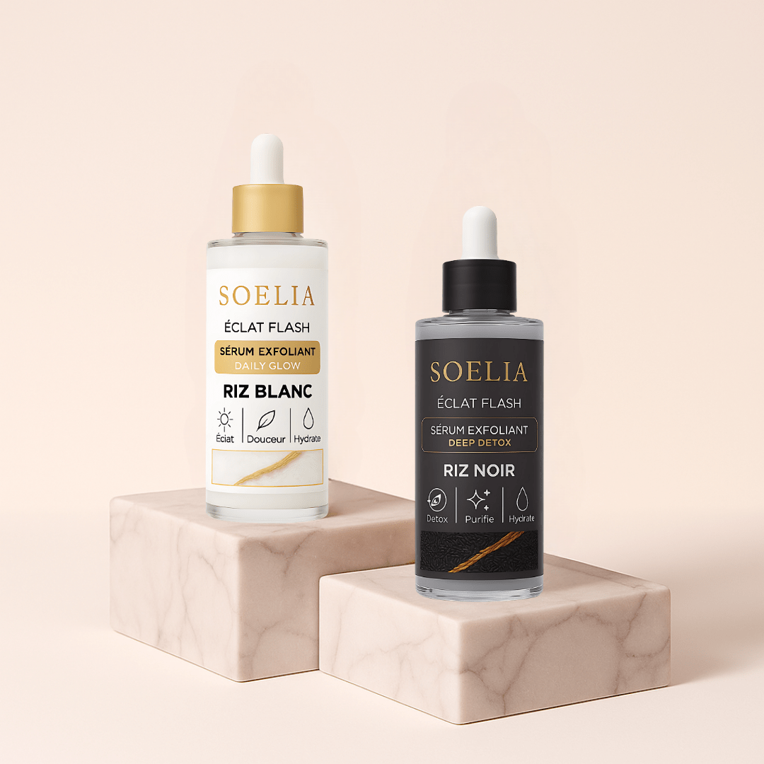 Soeliabeauty™ - Éclat Flash | Le Sérum Coréen Exfoliant au Riz