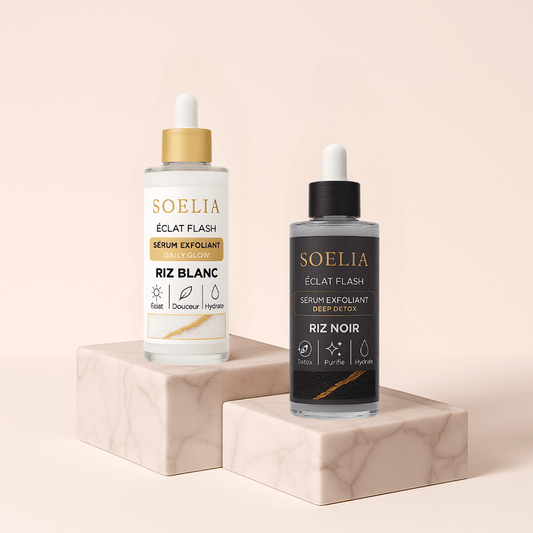 Soeliabeauty™ - Éclat Flash | Le Sérum Coréen Exfoliant au Riz