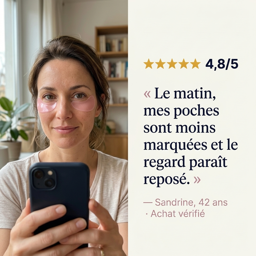 Soeliabeauty™ — Patchs Yeux InstantLift · PDRN & Collagène