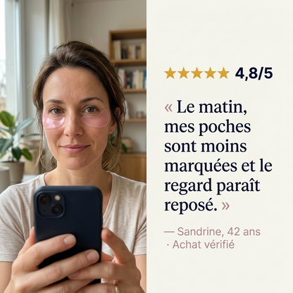 Soeliabeauty™ — Patchs Yeux InstantLift · PDRN & Collagène