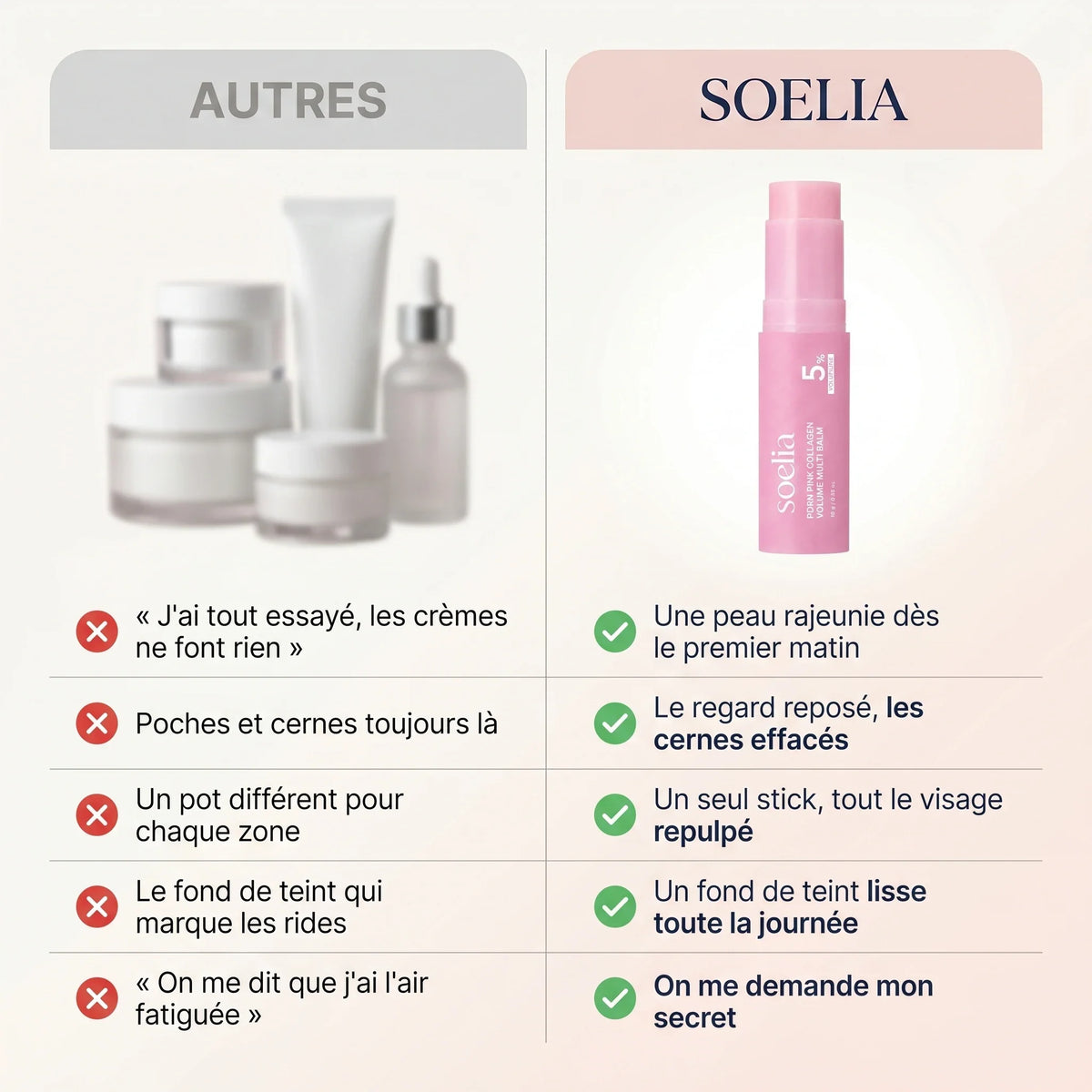 Soeliabeauty™ — Le Baume Repulpant PDRN · Pink Collagen